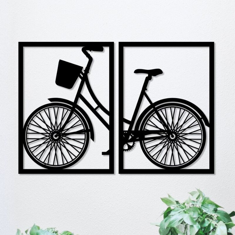 Cycle Wooden Wall Art – Vintage Wall Decoration for Home & Office