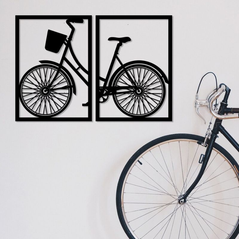 Cycle Wooden Wall Art – Vintage Wall Decoration for Home & Office