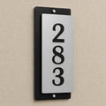 Premium Acrylic Vertical Name Plate – Modern Customized House Name Sign