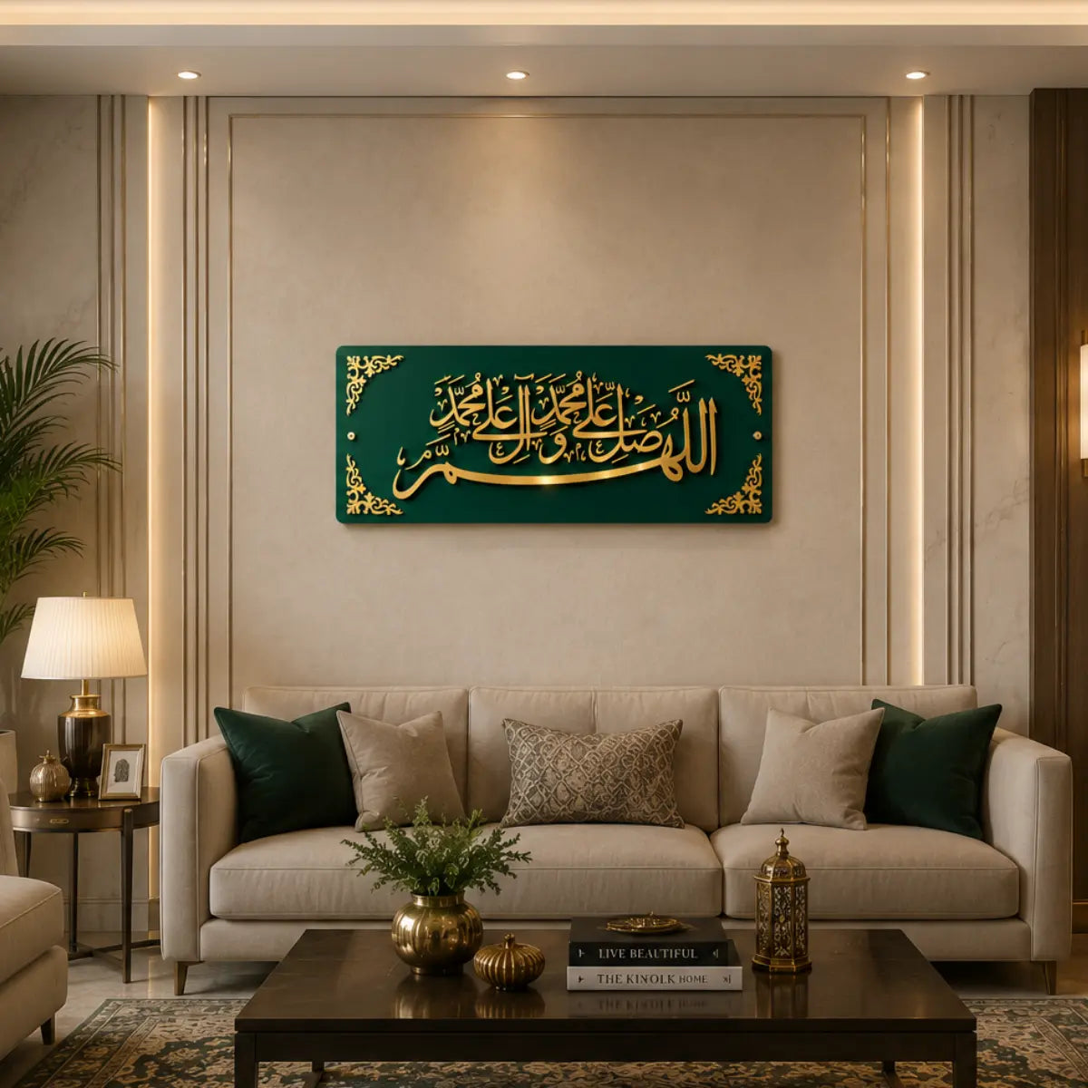 Darood Sharif Islamic Calligraphy Wall Art for Home, Living Room & Office Wall Decor