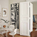 Set of 3 Bamboo Wooden Wall Art Panels – Natural Home Decor