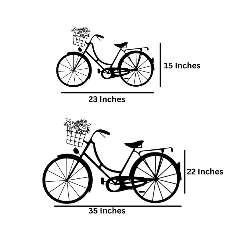 Cycle Wooden Wall Art - Wall Decoration for Home & Office