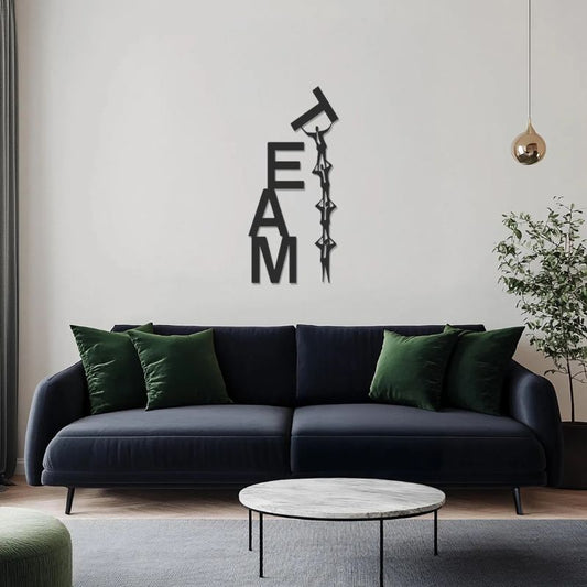 Teamwork Climbing Motivational Wall Art – 3D Acrylic Design