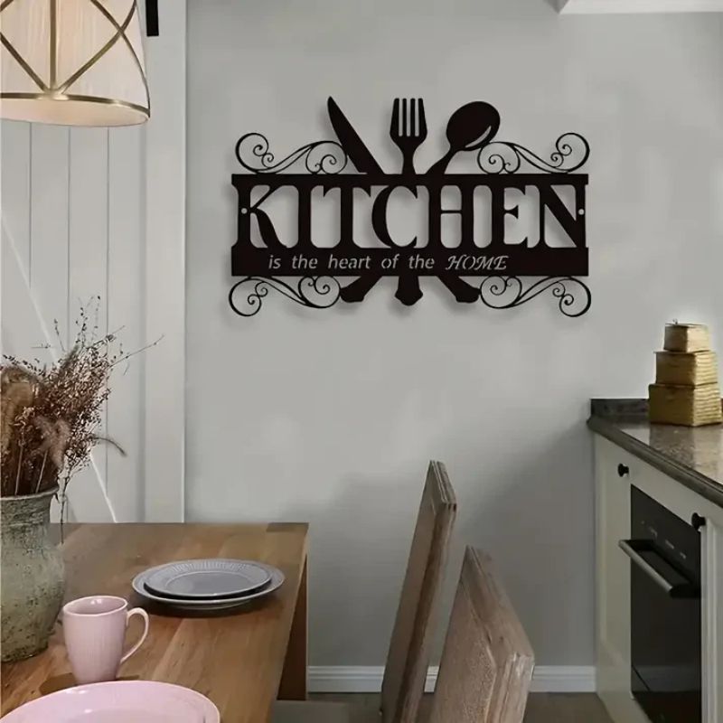 Premium Acrylic Kitchen Wall Art – “The Kitchen is the Heart of the Home”