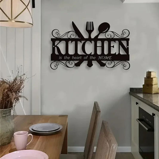 Premium Acrylic Kitchen Wall Art – “The Kitchen is the Heart of the Home”