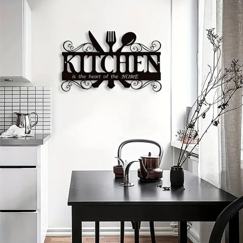 Premium Acrylic Kitchen Wall Art – “The Kitchen is the Heart of the Home”