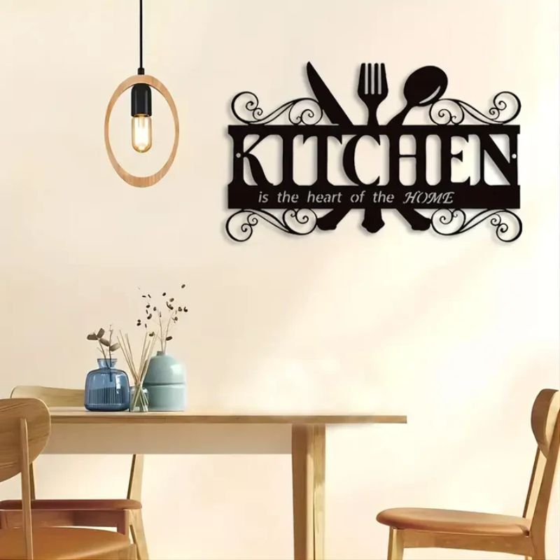 Premium Acrylic Kitchen Wall Art – “The Kitchen is the Heart of the Home”
