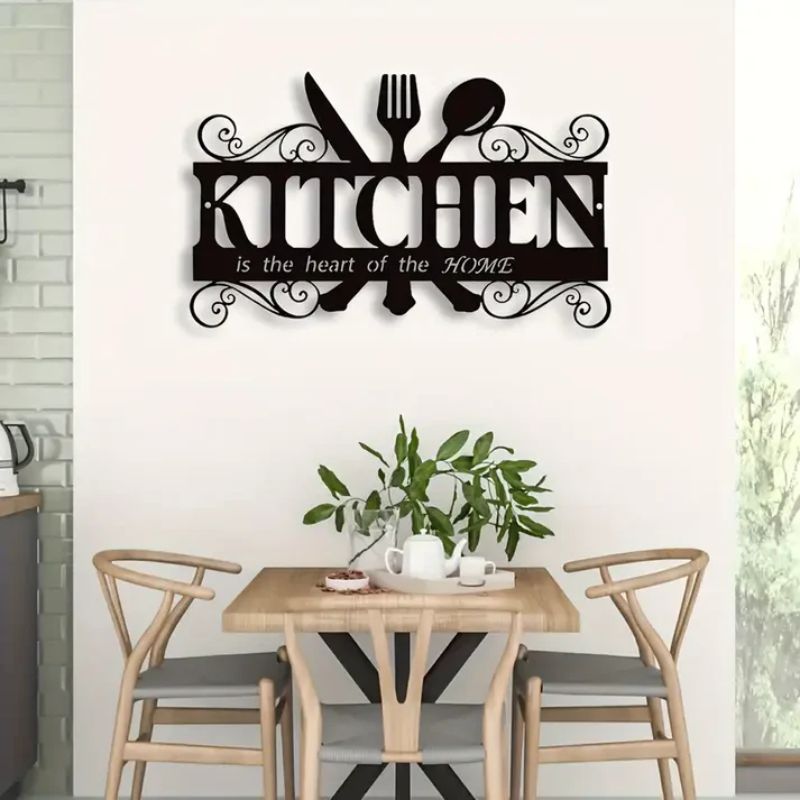 Premium Acrylic Kitchen Wall Art – “The Kitchen is the Heart of the Home”