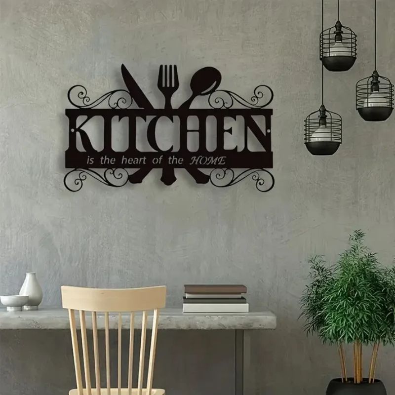 Premium Acrylic Kitchen Wall Art – “The Kitchen is the Heart of the Home”